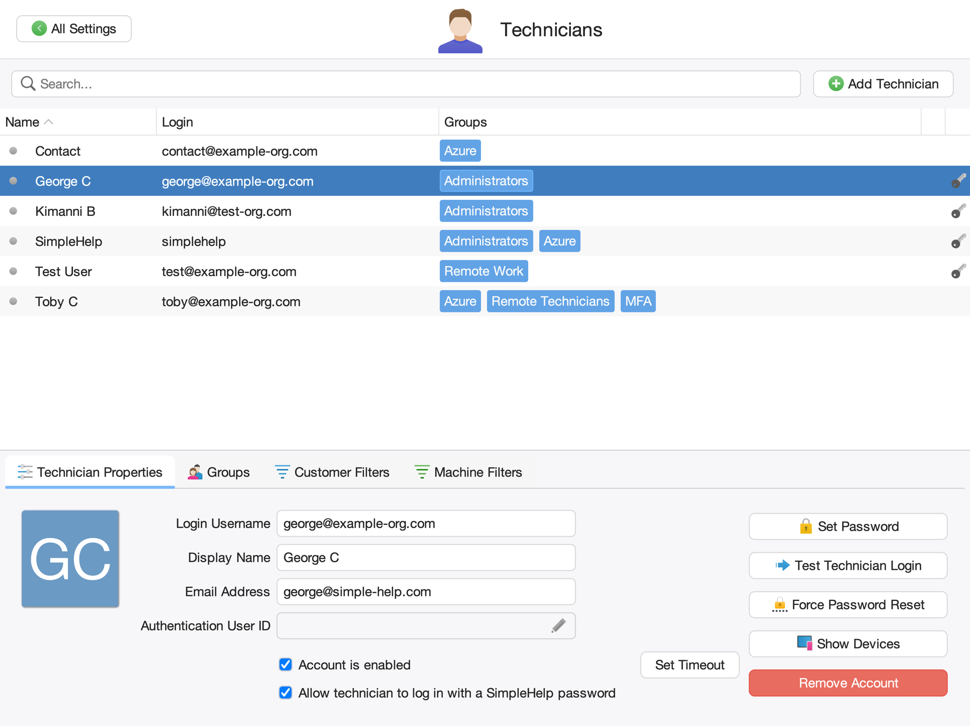 SimpleHelp Administration Guide